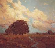 Granville Redmond Trees by a Meadow Stream oil painting